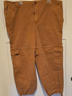 Old Navy Brown Barrel Cargo Pants